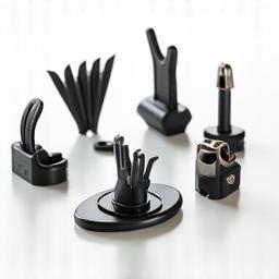 Different types of arrow rests like whisker biscuits and drop-away rests