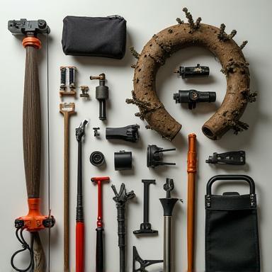 Assortment of essential archery accessories